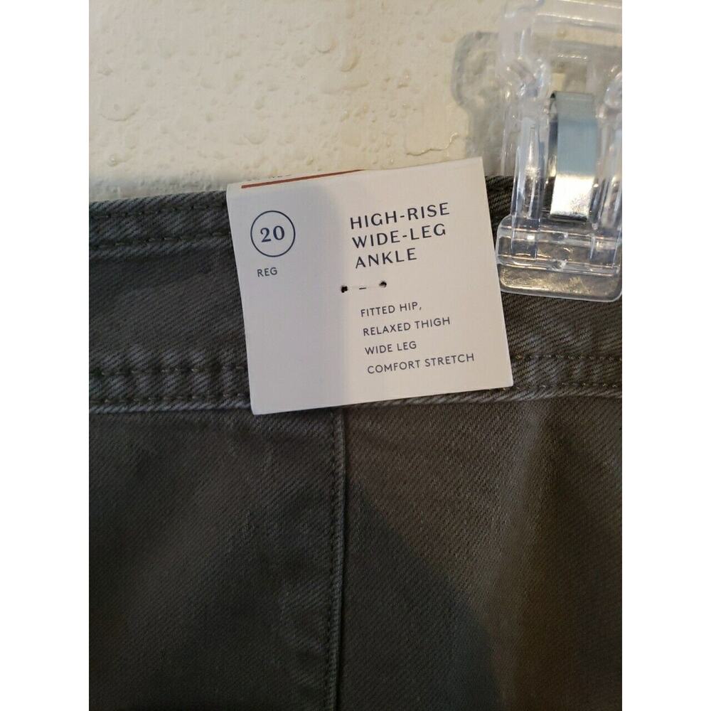 New Women’s High-Rise Sailor Wide Leg Ankle Jeans Universal Thread Y2K Size 20 - Picture 3 of 12